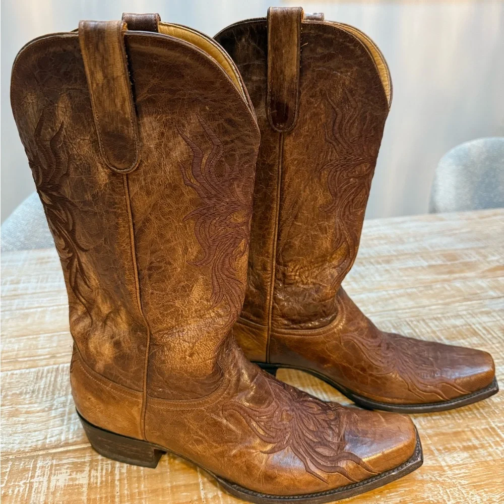 Old Gringo Men’s Leather Cowboy Boots size 12 D - Picture 2 of 8